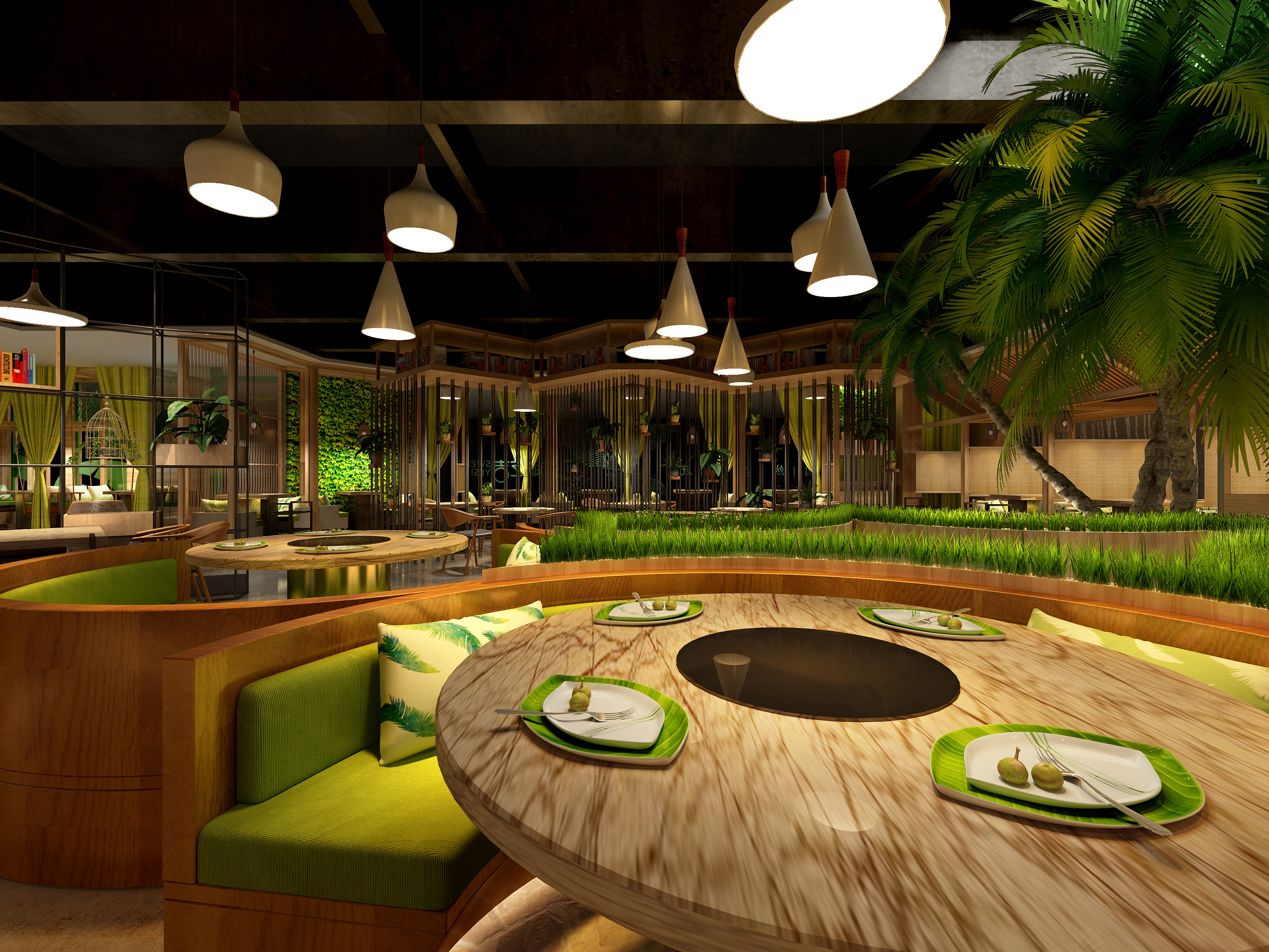 “椰芝吉”椰子鸡餐饮店设计